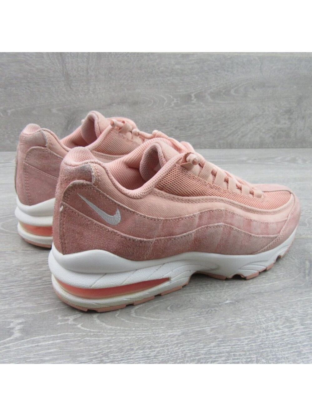 Nike Air Max 95 Sneakers Size 6Y Coral Pink Stardust *USED* - Picture 6 of 12